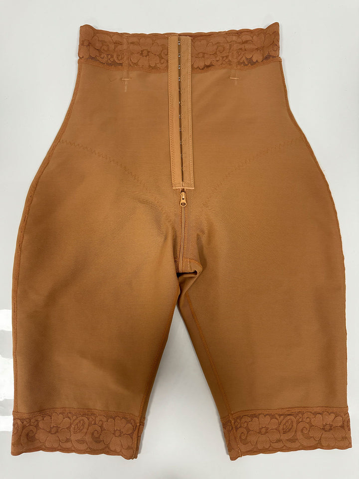 Shapshe® Damen Mittel Knielänge Spitzen Bauchweg Po-Lift Unsichtbare Shapewear Shorts