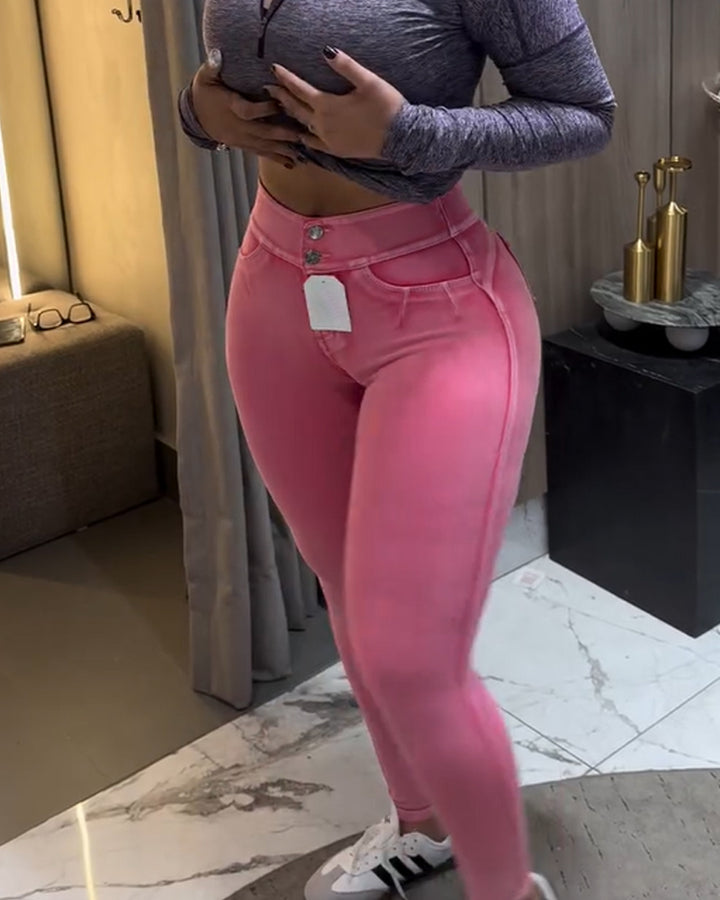 Shapshe® Stretch Skinny Jeans mit Hüftlifting für Kurvige Frauen