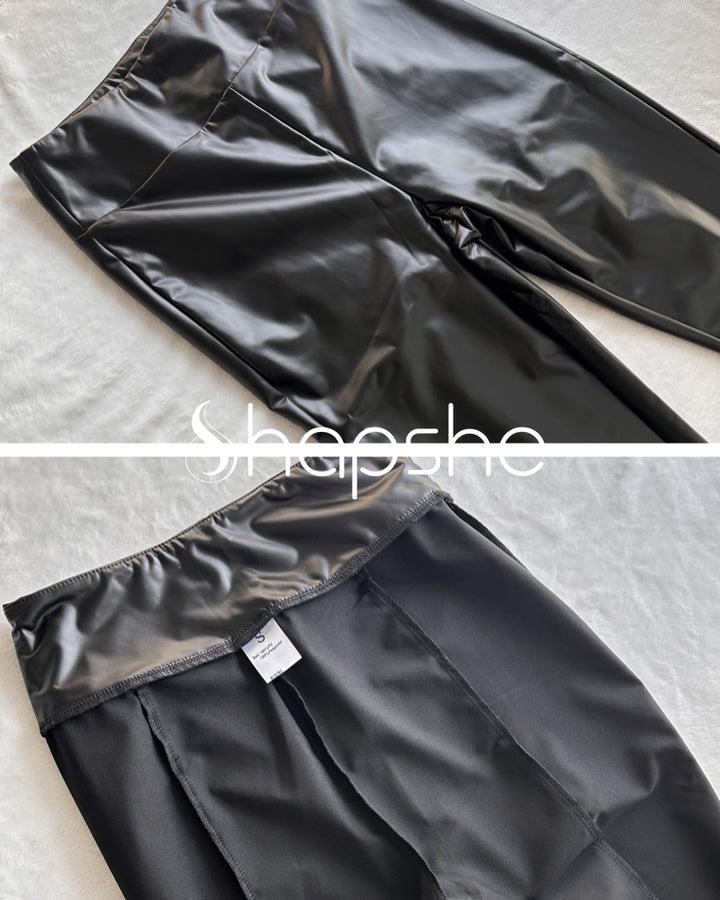 Shapshe® Sexy Kurvige Einfarbige Enge Lederhose