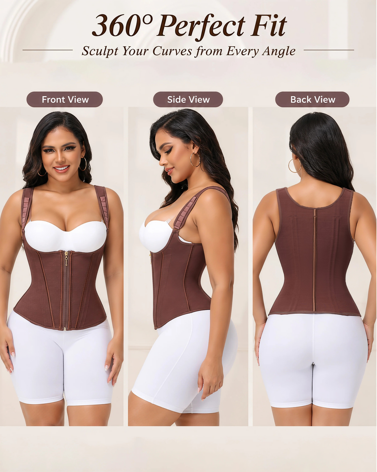 Shapshe® Fajas Steel Boned Tummy Control Waist Trainer