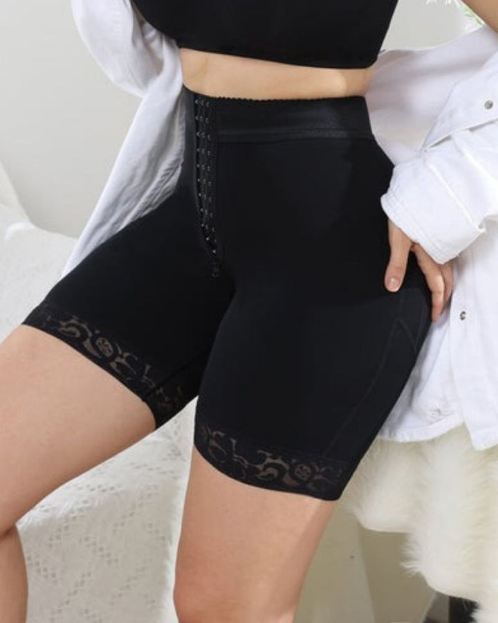 Shapshe® Schwarze Damen Bauchkontrolle Body Shaper Shorts Po-Lifter Höschen