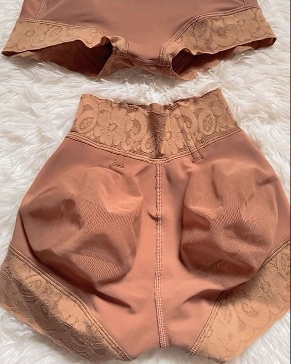 Shapshe® Damen Unsichtbarer Niedriger Taille Bauchweg Hose Nahtloser Po-Lift Shape Unterwäsche