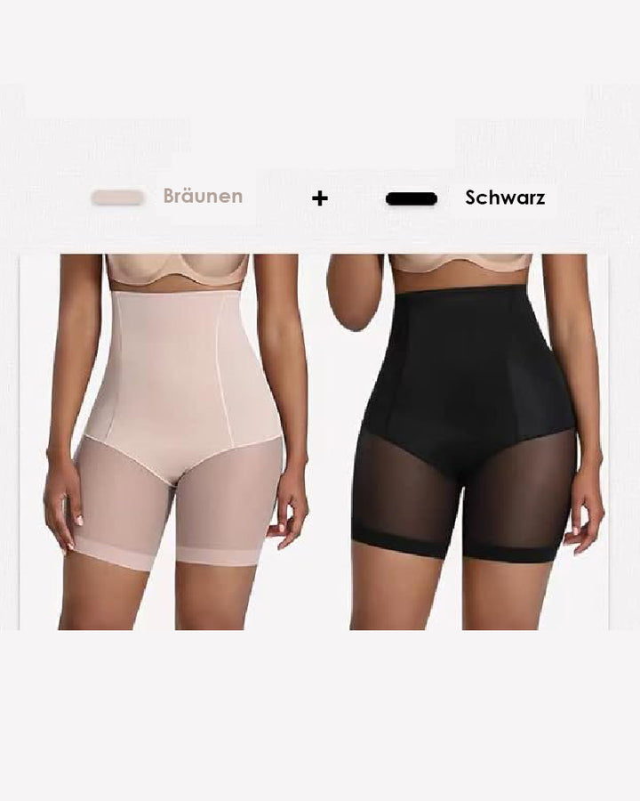 Nahtlose Mesh Atmungsaktive Bauchweg Po-Lift Korsett Formende Shorts