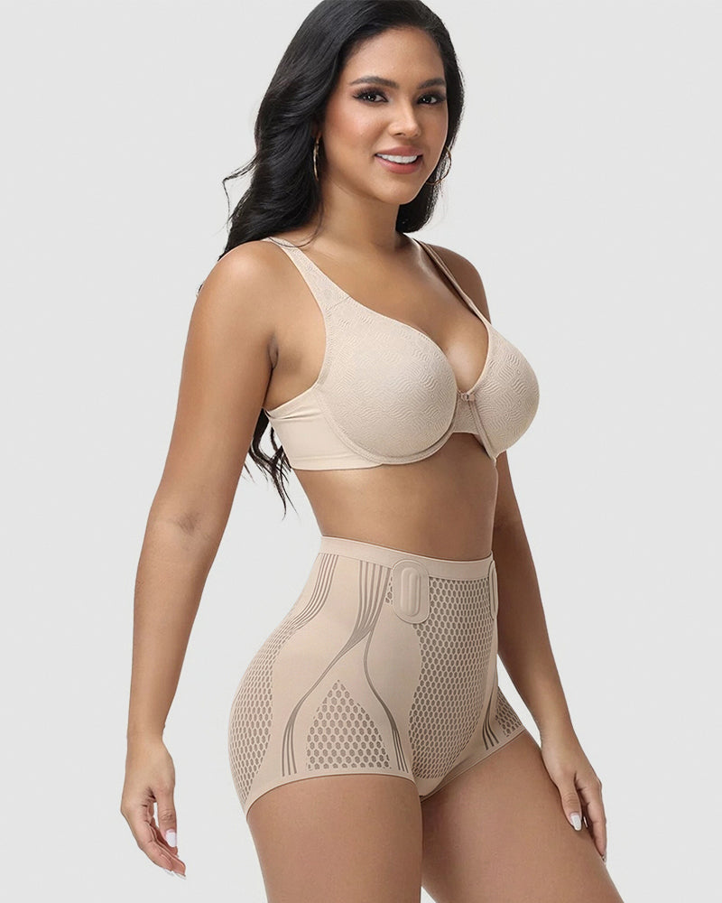 Slimming High Waist Tummy Control Butt Lifting Graphene Fiber Magic Shapewear Panties