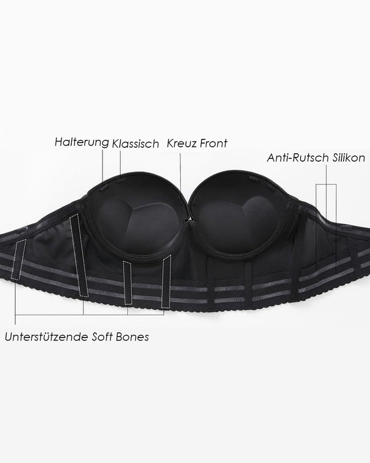 Trägerloser Vollschalen Korsett Shaping BH