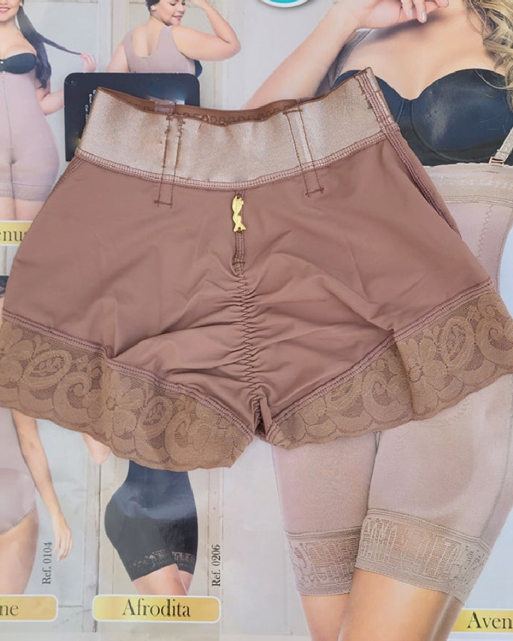 Shapshe® Damen Nahtlose Niedrige Taille Bauchweg Faja Shorts Po Lift Miederhosen