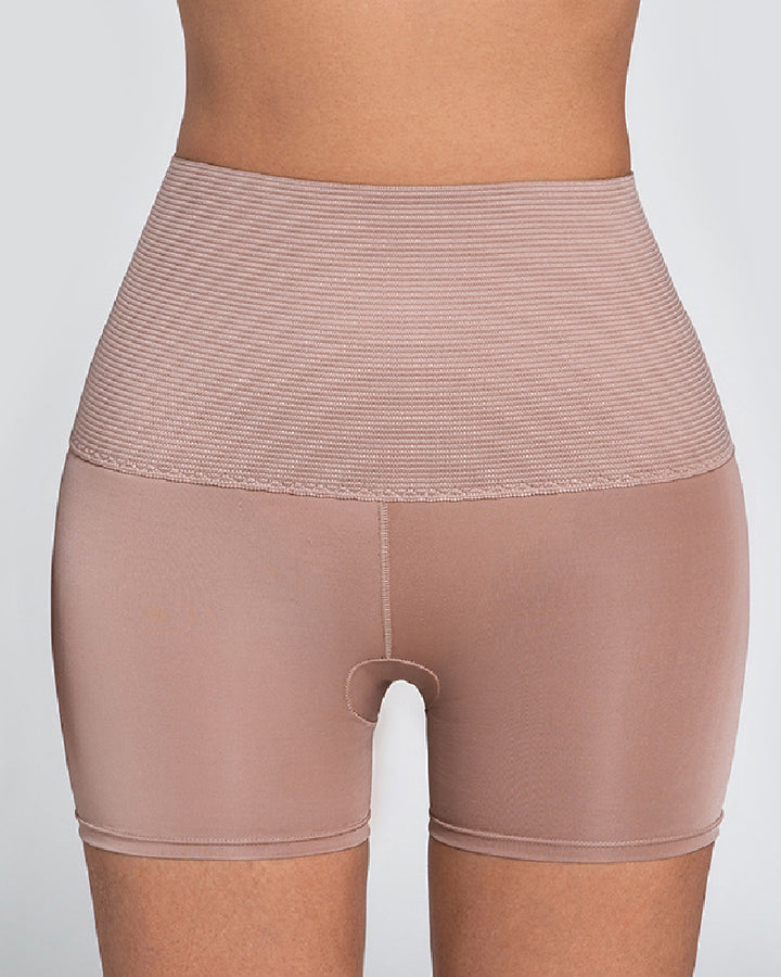 Damen Hohe Taille Mieder Bauchweg  Po-Lifter Slimming Shapewear Shorts