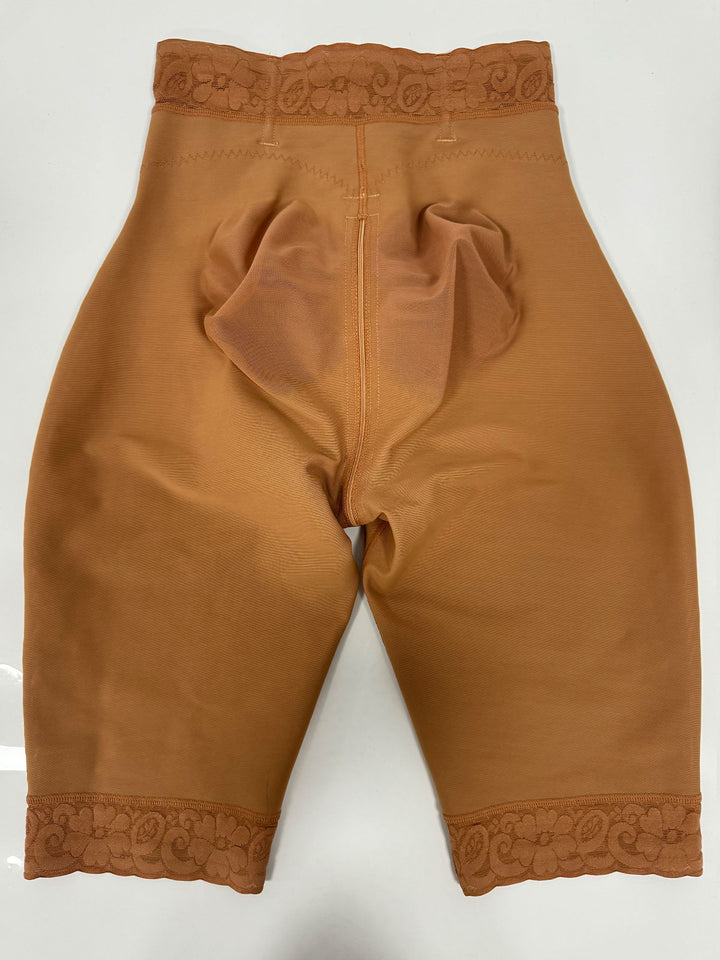 Shapshe® Damen Mittel Knielänge Spitzen Bauchweg Po-Lift Unsichtbare Shapewear Shorts