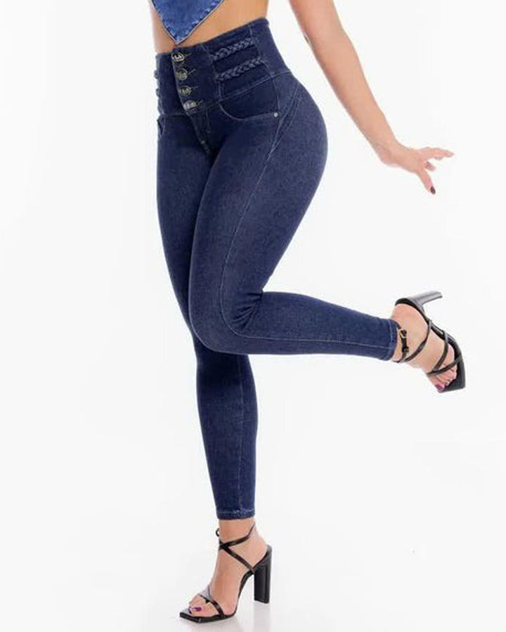Shapshe® Röhrenjeans Mit Hohem Bund
