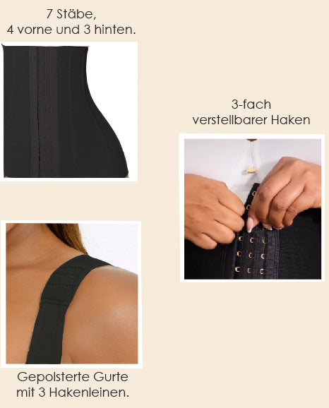 Shapshe® Kolumbianische Ganzkörper Hoher Kompression Fajas Nach Operationen Shapewear