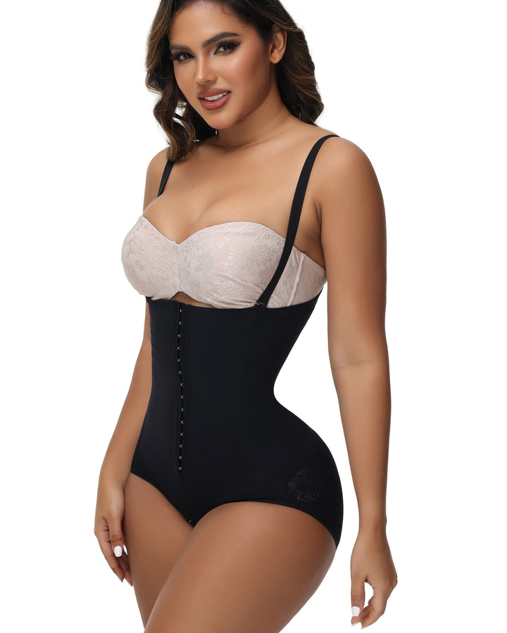 Shapshe® Hohe Taille Jacquard Po Trägerlosen Bauchweghose BBL Stark Formende Miederhose