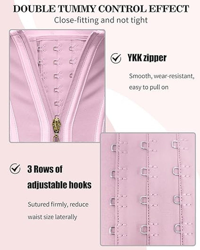 Shapshe® Taillentrainer für Damen Body Shaper Korsett Weste Tanktop mit Stahlknochen