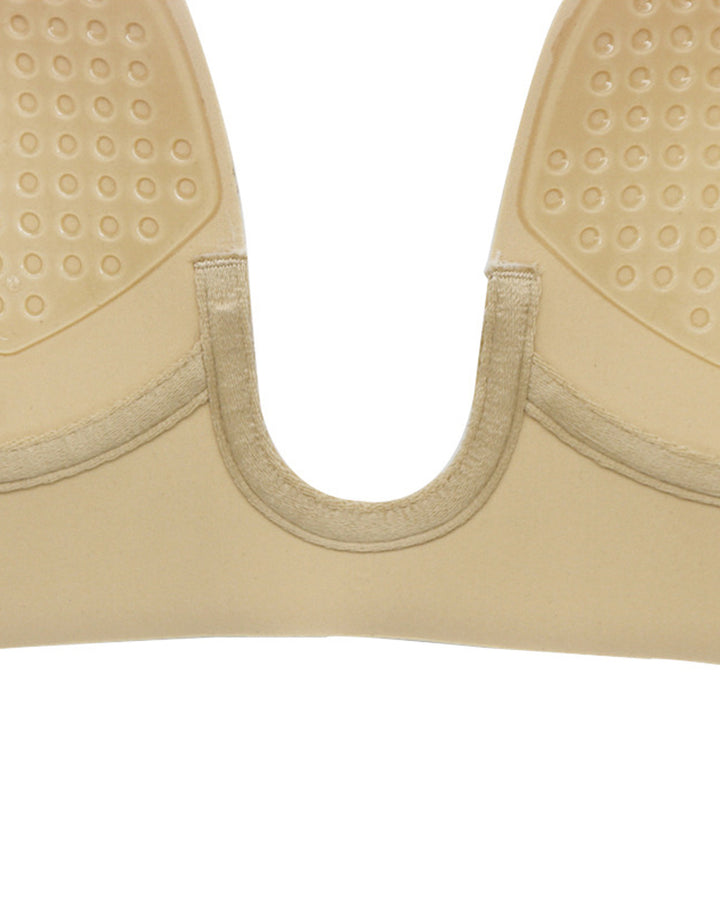 Unsichtbarer Wiederverwendbarer Rückenfreier Push-Up BH Trägerloser Klebriger Büstenhalter