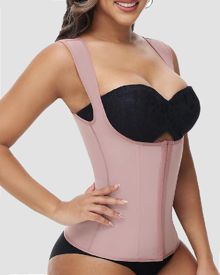 Shapshe® Nahtlose Bauchweg Taillentrainer Weste Workout Bauch Kompression Korsett