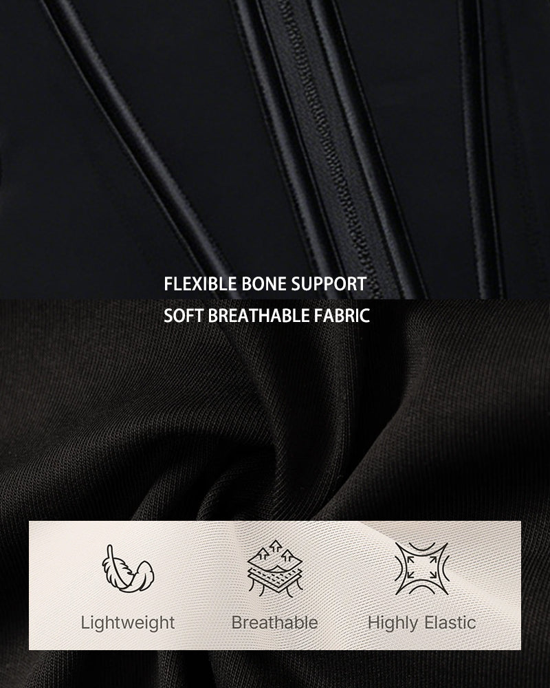 Shapshe® Boned Latex Waist Trainer Vest with Built-in Bra