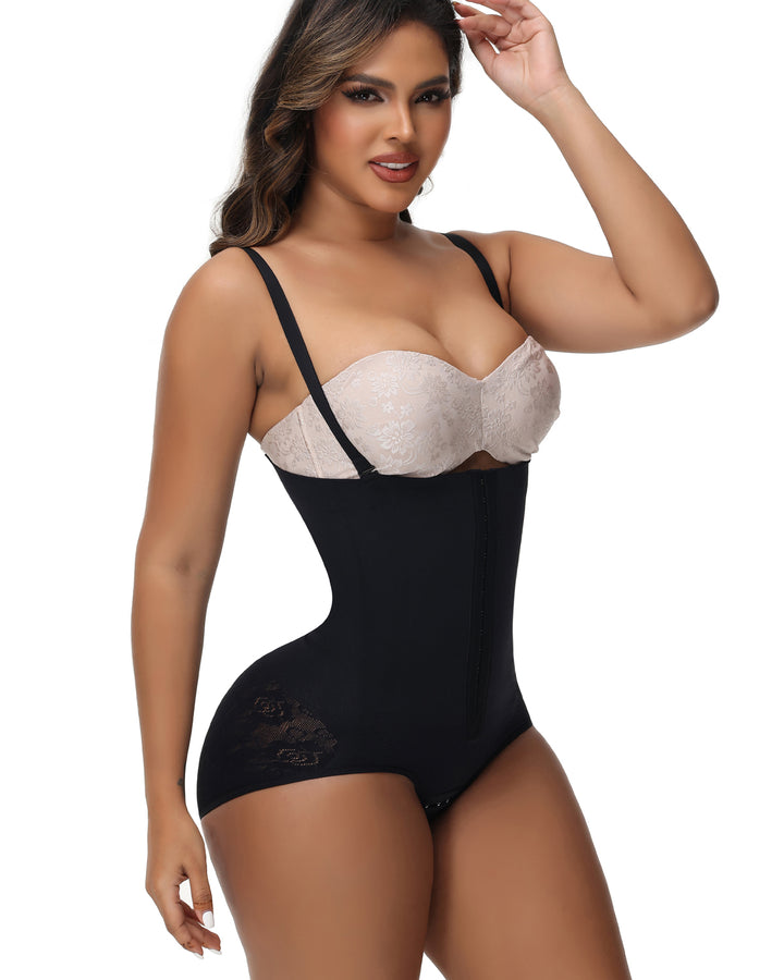 Shapshe® Hohe Taille Jacquard Po Trägerlosen Bauchweghose BBL Stark Formende Miederhose