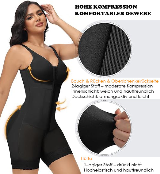 Shapshe® Damen Bauchkontrolle Fajas Colombianas Nach Operationen Ganzkörper Po-Lifter Body Shaper