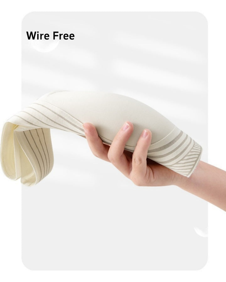 Breite Träger Push Up BH mit Festen Körbchen und Weichem Halt