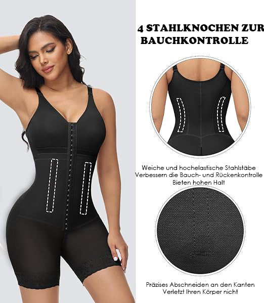 Shapshe® Damen Bauchkontrolle Fajas Colombianas Nach Operationen Ganzkörper Po-Lifter Body Shaper