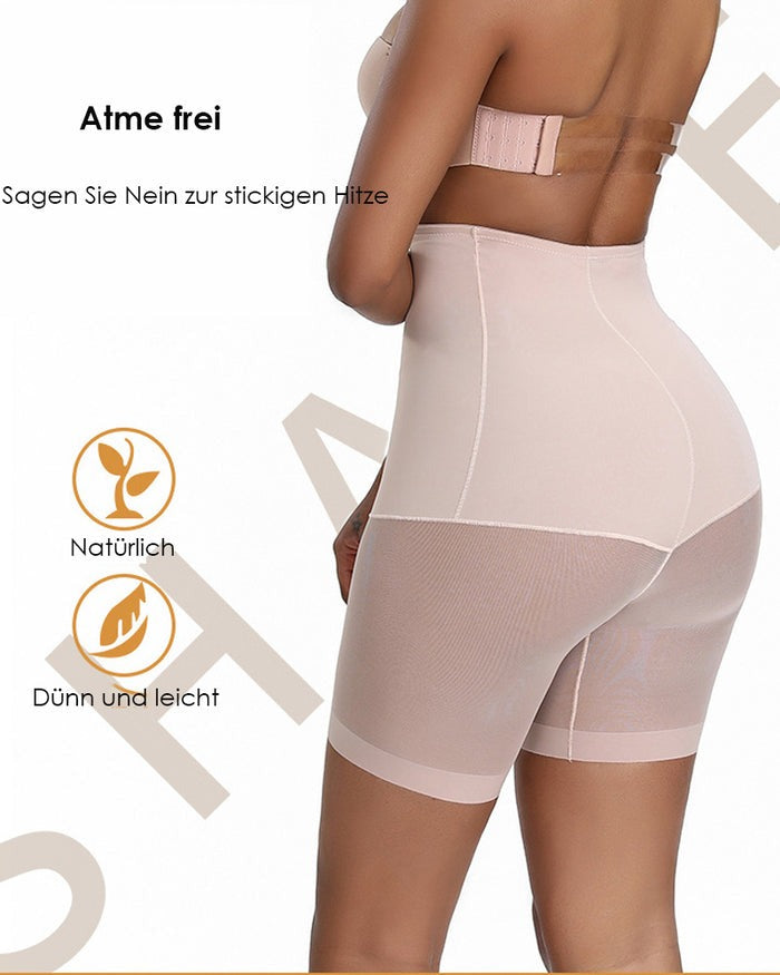 Nahtlose Mesh Atmungsaktive Bauchweg Po-Lift Korsett Formende Shorts