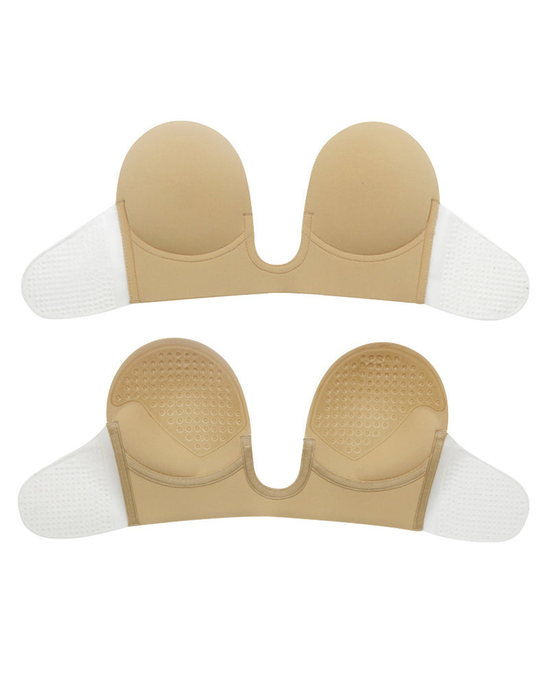 Unsichtbarer Wiederverwendbarer Rückenfreier Push-Up BH Trägerloser Klebriger Büstenhalter