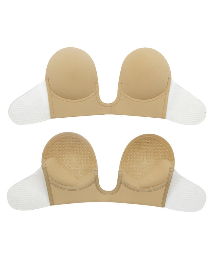 Unsichtbarer Wiederverwendbarer Rückenfreier Push-Up BH Trägerloser Klebriger Büstenhalter