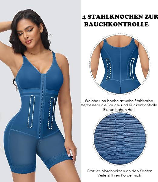 Shapshe® Damen Bauchkontrolle Fajas Colombianas Nach Operationen Ganzkörper Po-Lifter Body Shaper