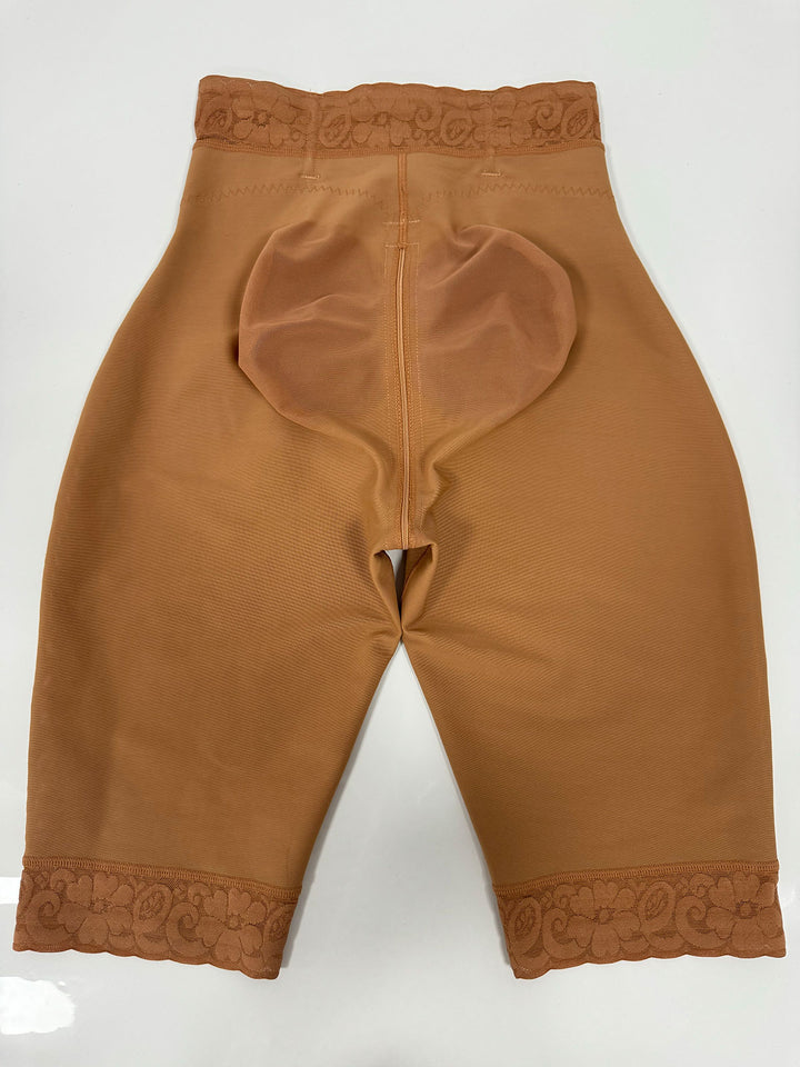 Shapshe® Damen Mittel Knielänge Spitzen Bauchweg Po-Lift Unsichtbare Shapewear Shorts