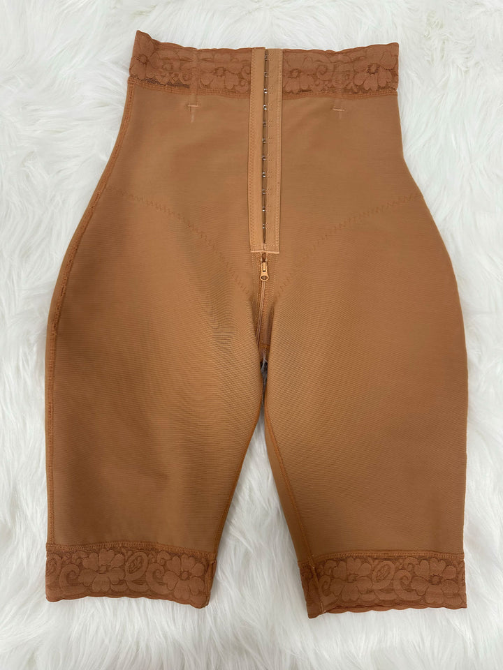 Shapshe® Damen Mittel Knielänge Spitzen Bauchweg Po-Lift Unsichtbare Shapewear Shorts