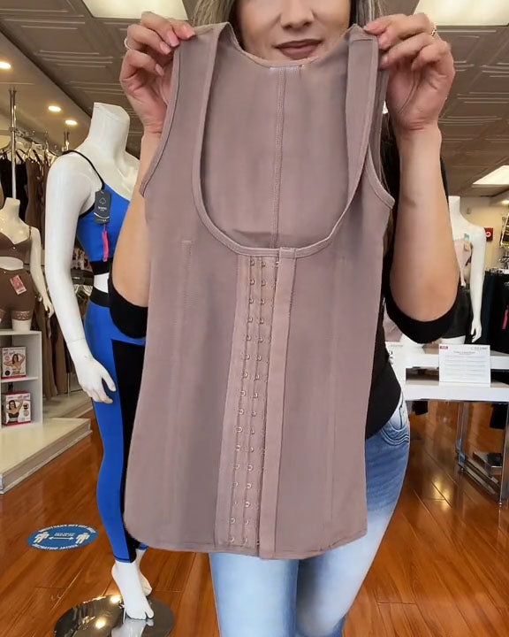 Shapshe® Nahtlose Bauchweg Taillentrainer Weste Workout Bauch Kompression Korsett