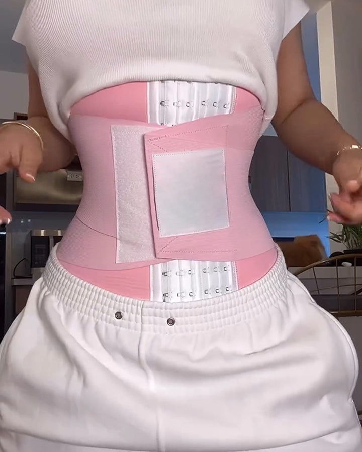 Shapshe® Damen Doppelkompressions Bauchwickel Schweiß Sauna Taillentrainer Waist Trainer