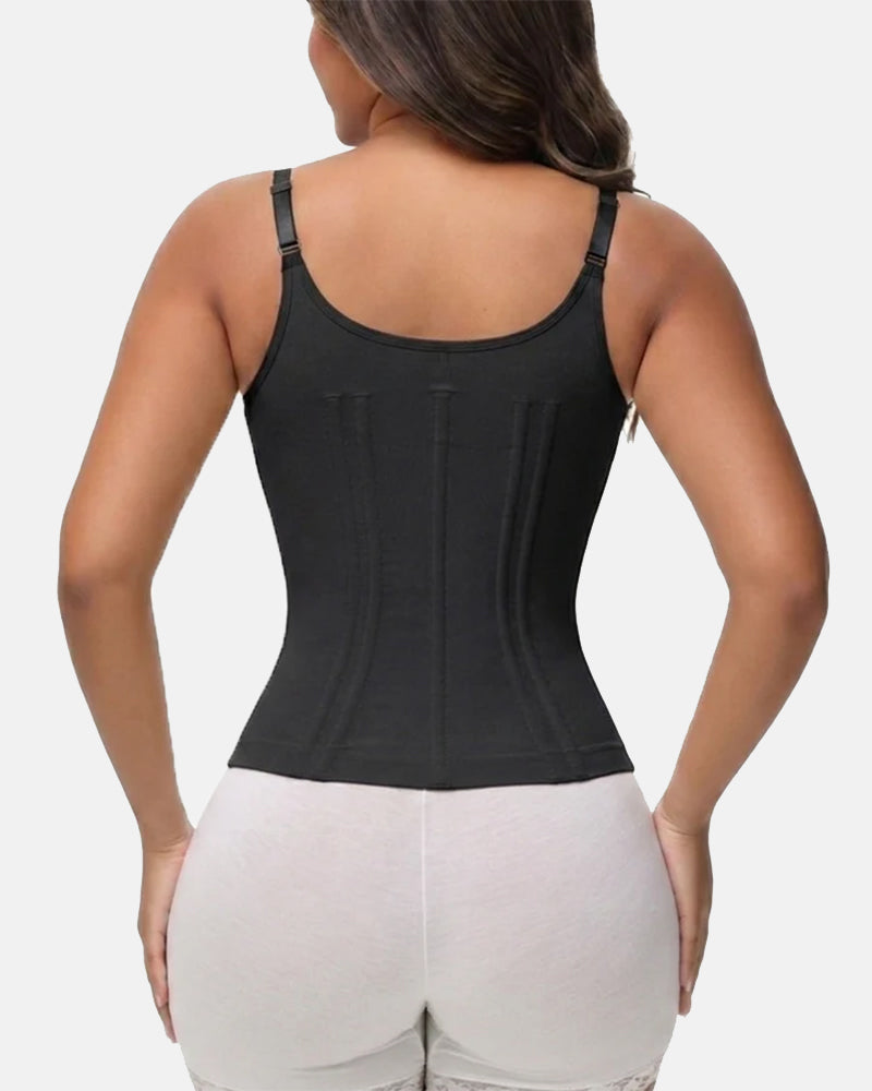 Shapshe®Shapewear Top With Built In Bra With Zipper Cutout