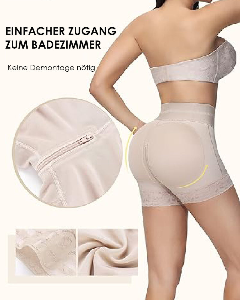 Shapshe® BBL Shorts mit doppelter Kompression und hoher Taille und bauchkontrollierendem Höschen in der Mitte