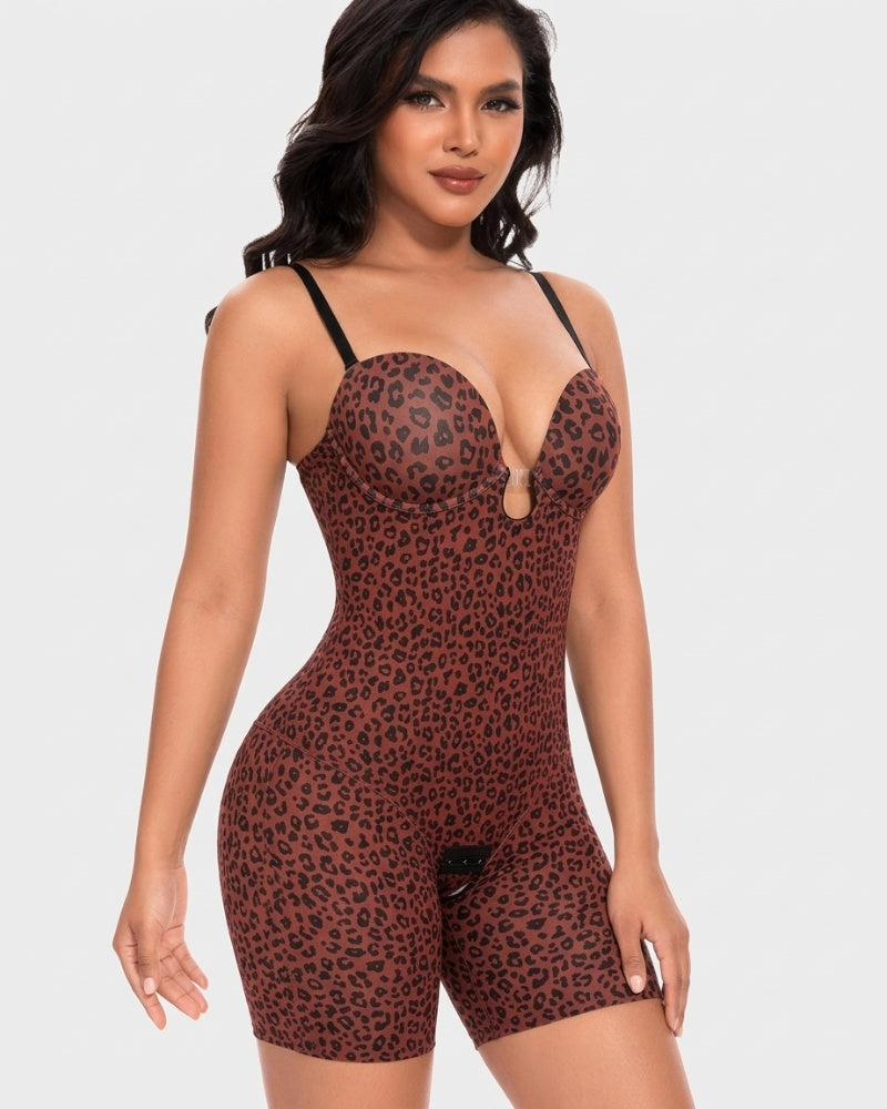Body Shapshe® U Plunge Tummy Control com sutiã embutido