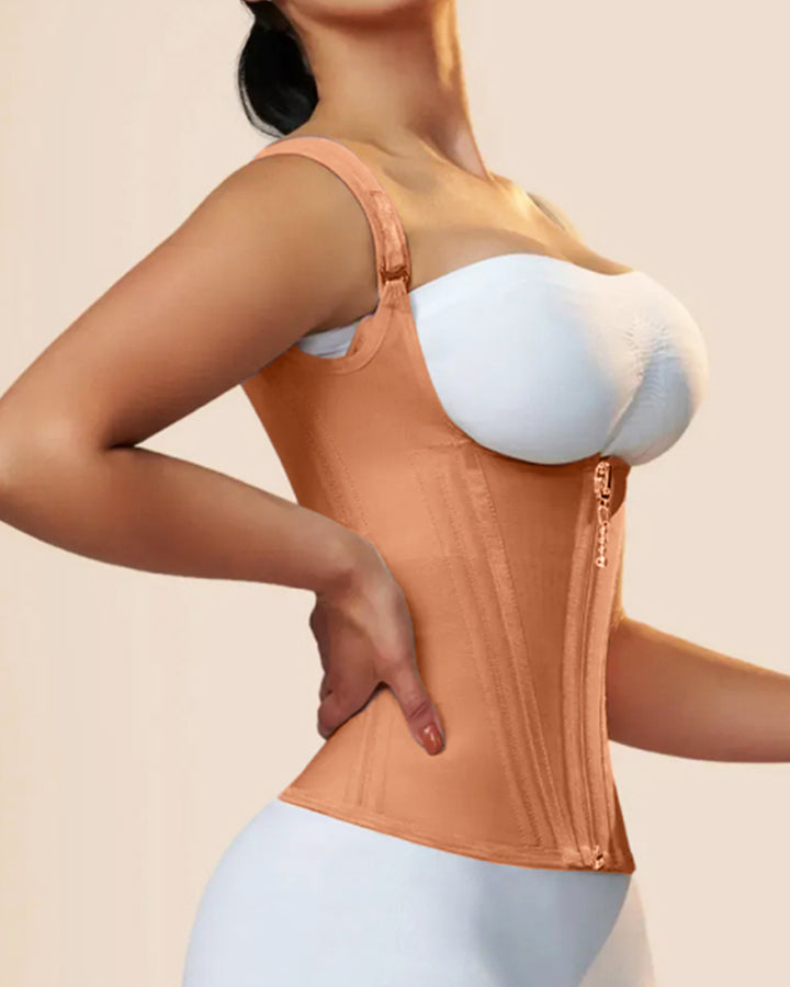 Shapshe® Taillentrainer für Damen Body Shaper Korsett Weste Tanktop mit Stahlknochen