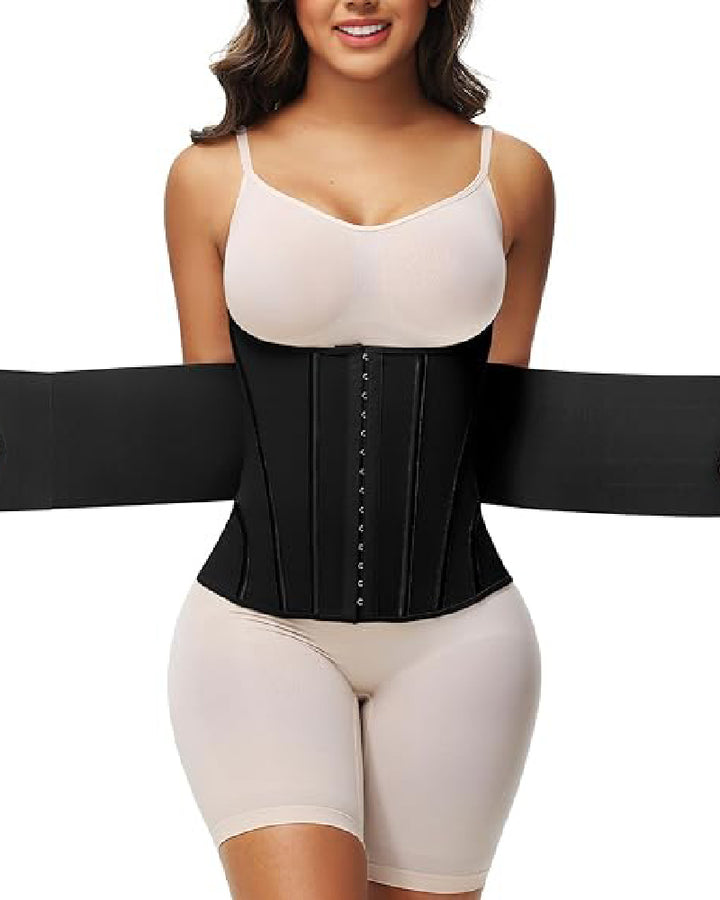 Shapshe® Damen Bauchweg Mieder Taillentrainer Stäbchen Sports Bauchgürtel Zum Abnehmen
