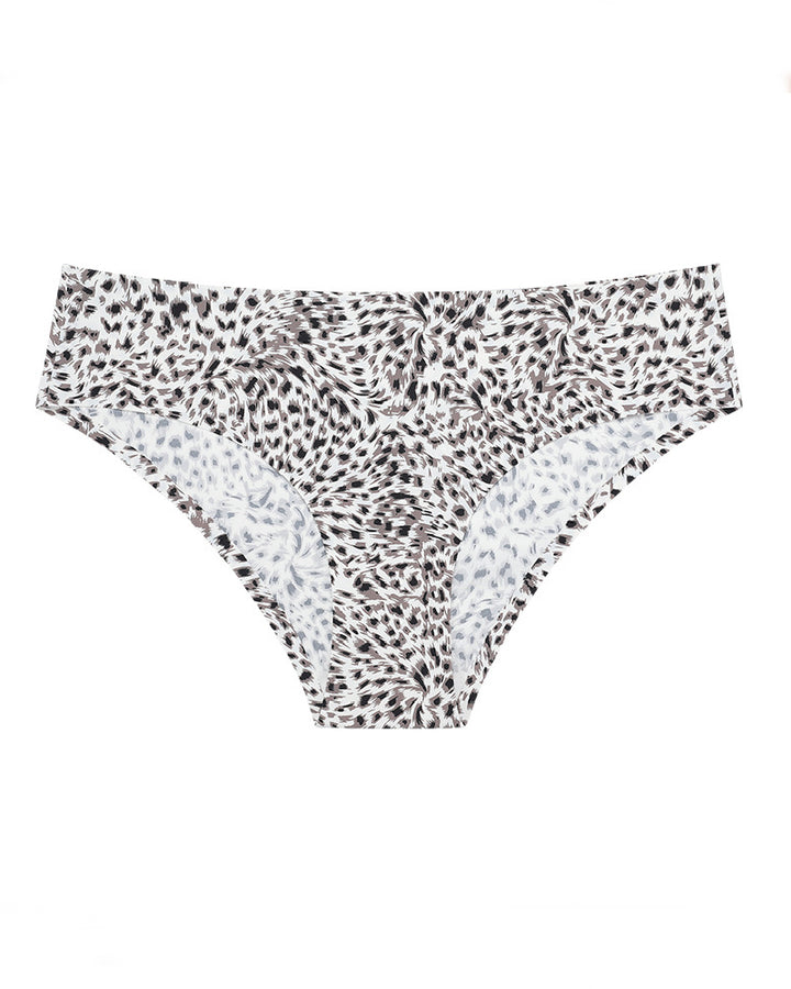 Sexy Leopardenmuster Nahtlose Slips Niedriger Taille Einteilige Unterwäsche