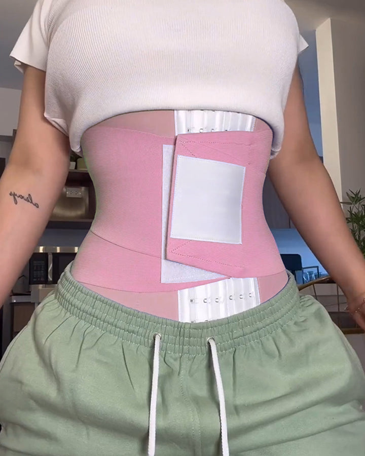 Shapshe® Damen Doppelkompressions Bauchwickel Schweiß Sauna Taillentrainer Waist Trainer