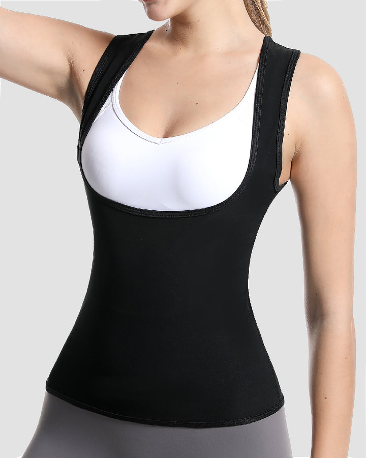 Sauna Schweiß Gewichtsverlust Taillentrainer Weste Sports Tank Top Body Shaper