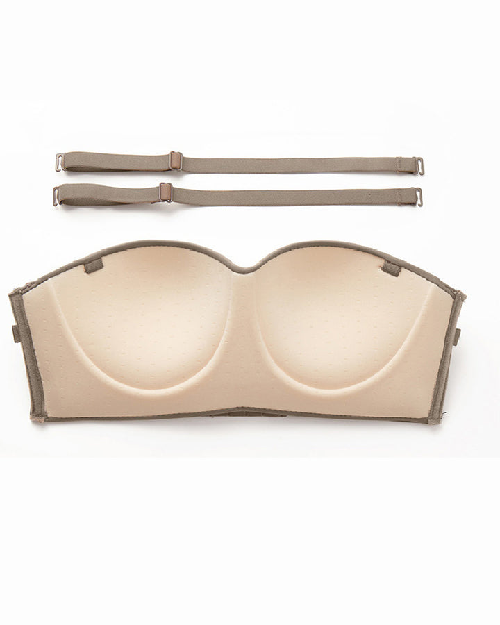 Vorderverschluss Rutschfester Trägerloser BH Push-Up Unsichtbarer Bequemer Bralette