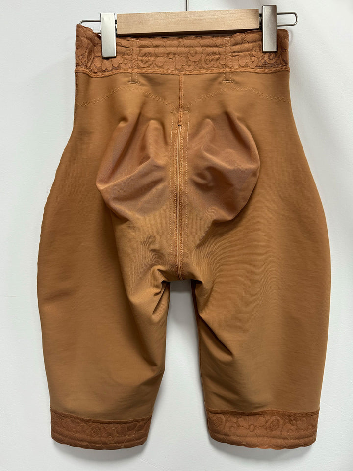 Shapshe® Damen Mittel Knielänge Spitzen Bauchweg Po-Lift Unsichtbare Shapewear Shorts