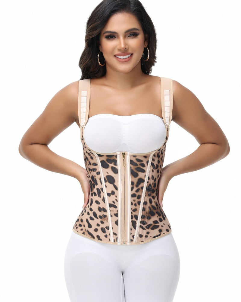 Shapshe® Taillentrainer für Damen Body Shaper Korsett Weste Tanktop mit Stahlknochen