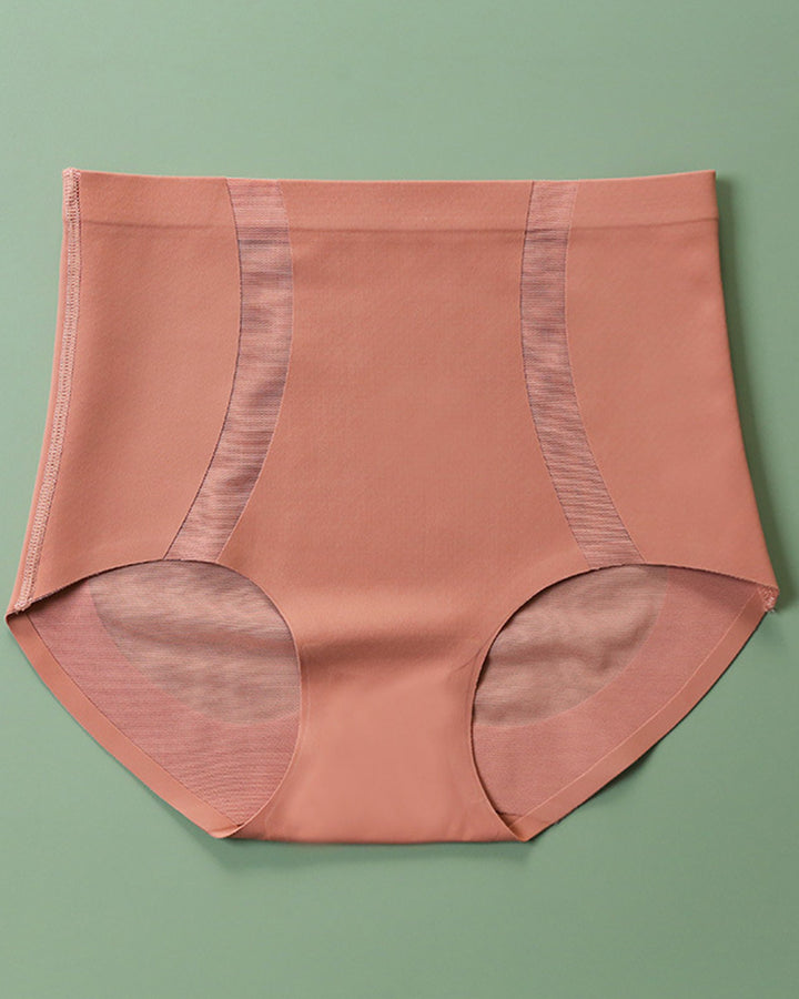 Nahtlose Hoch taillierte Netz Po-Lift Figurformende Slip Unterwäsche für Damen