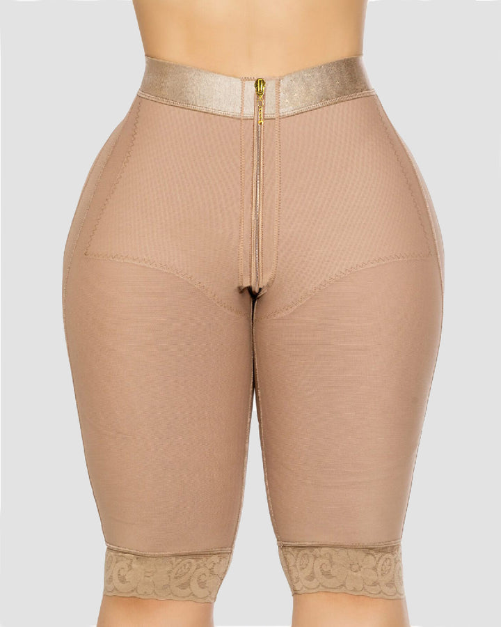 Shapshe® Hohe Taille Knielange Shapewear Shorts Mieder Po-Lifter Schlankheits Fajas Shorts