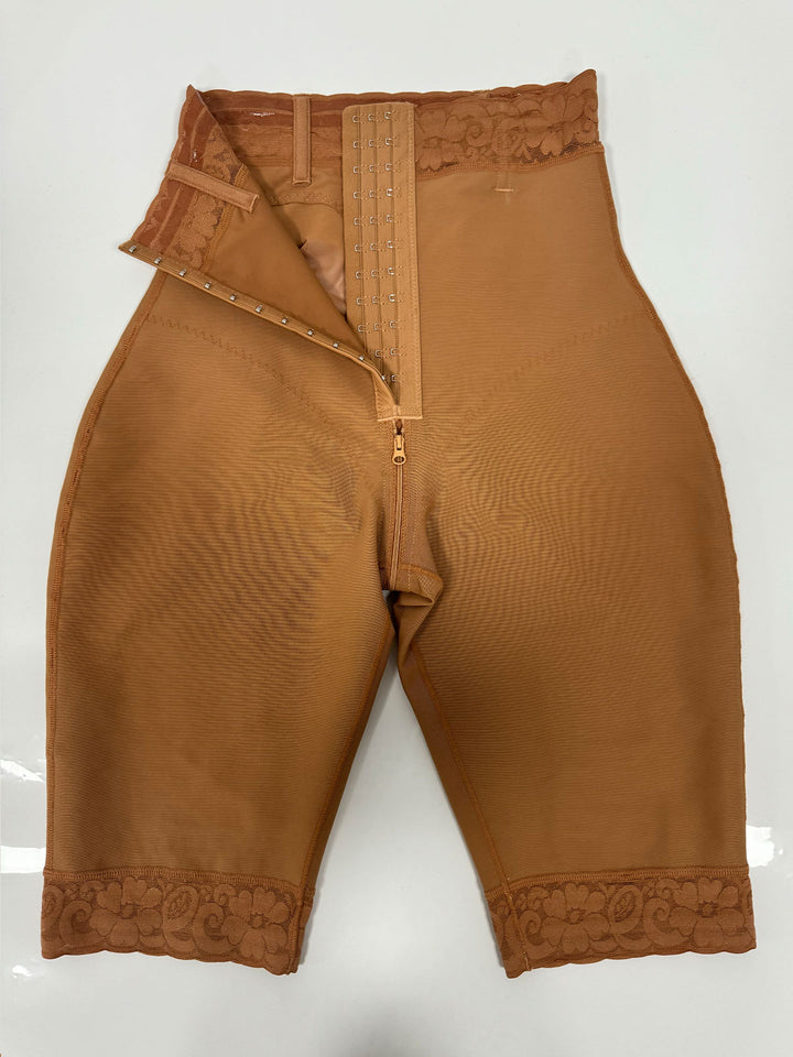 Shapshe® Damen Mittel Knielänge Spitzen Bauchweg Po-Lift Unsichtbare Shapewear Shorts