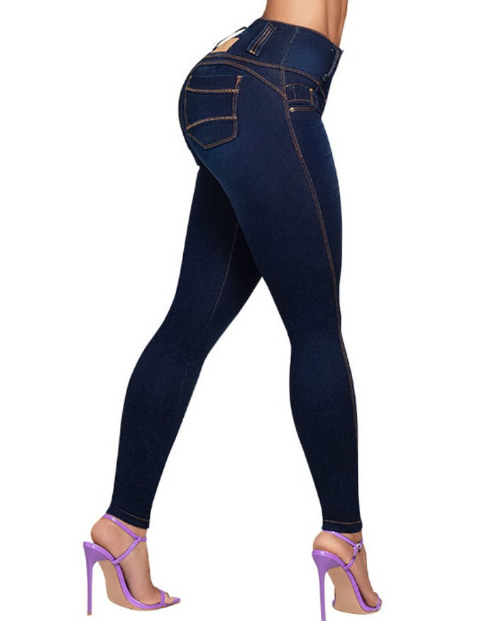 Shapshe® Hoch taillierte kolumbianische Po Lifting Jeans für Damen
