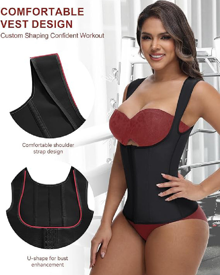 Shapshe® Nahtlose Bauchweg Taillentrainer Weste Workout Bauch Kompression Korsett