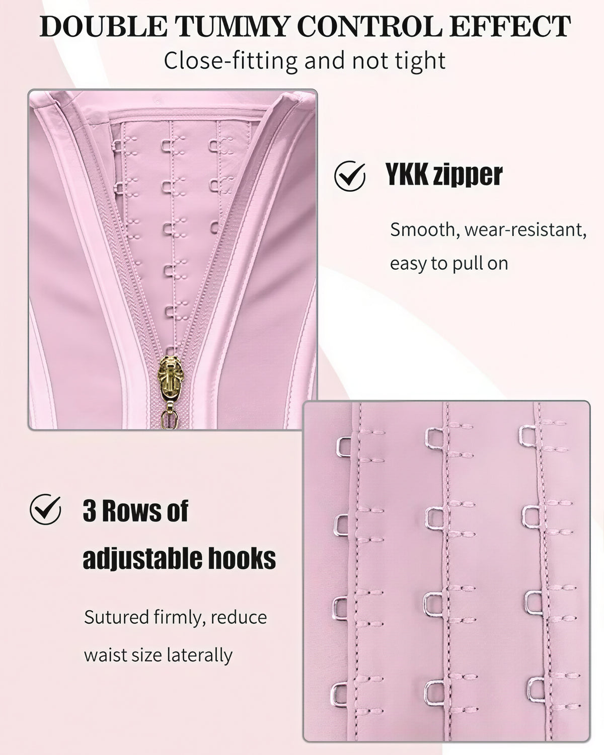Shapshe® Gilet d'entraînement à la taille avec os en acier pour buste ouvert et contrôle du ventre
