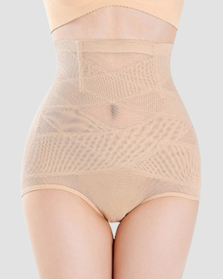 Bauchweg Shapewear Unterhosen Atmungsaktive Po-Lifter Dreieck Shorts mit Überkreuz Design
