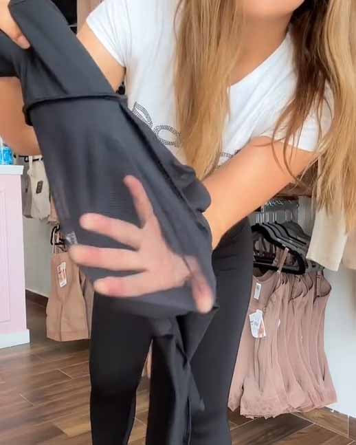 Schlankmachende Hohe Taille Bauchkontrolle Skinny Shapewear Hose Yoga Leggings